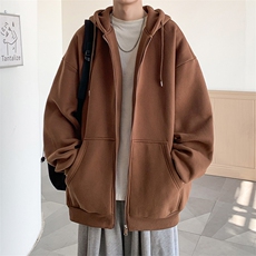 5W+库存常规款连帽卫衣开衫拉链插兜宽松外套23XW99501特P35，女装短外套，电商A042