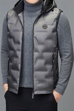 2023年休闲时尚高端男士羽绒服马甲P240，男装羽绒服，电商D223-1