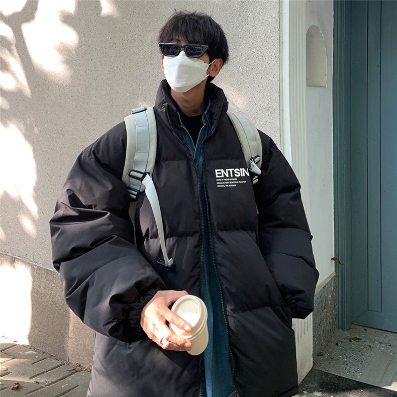 主推秋冬新款保暖立领宽松棉服外套男MY62039特批65控99,男装棉衣,电商A268A