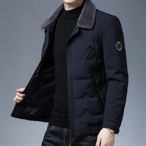 F9617秋冬新款2023年男士休闲羽绒服加厚保暖夹克外套P165图片