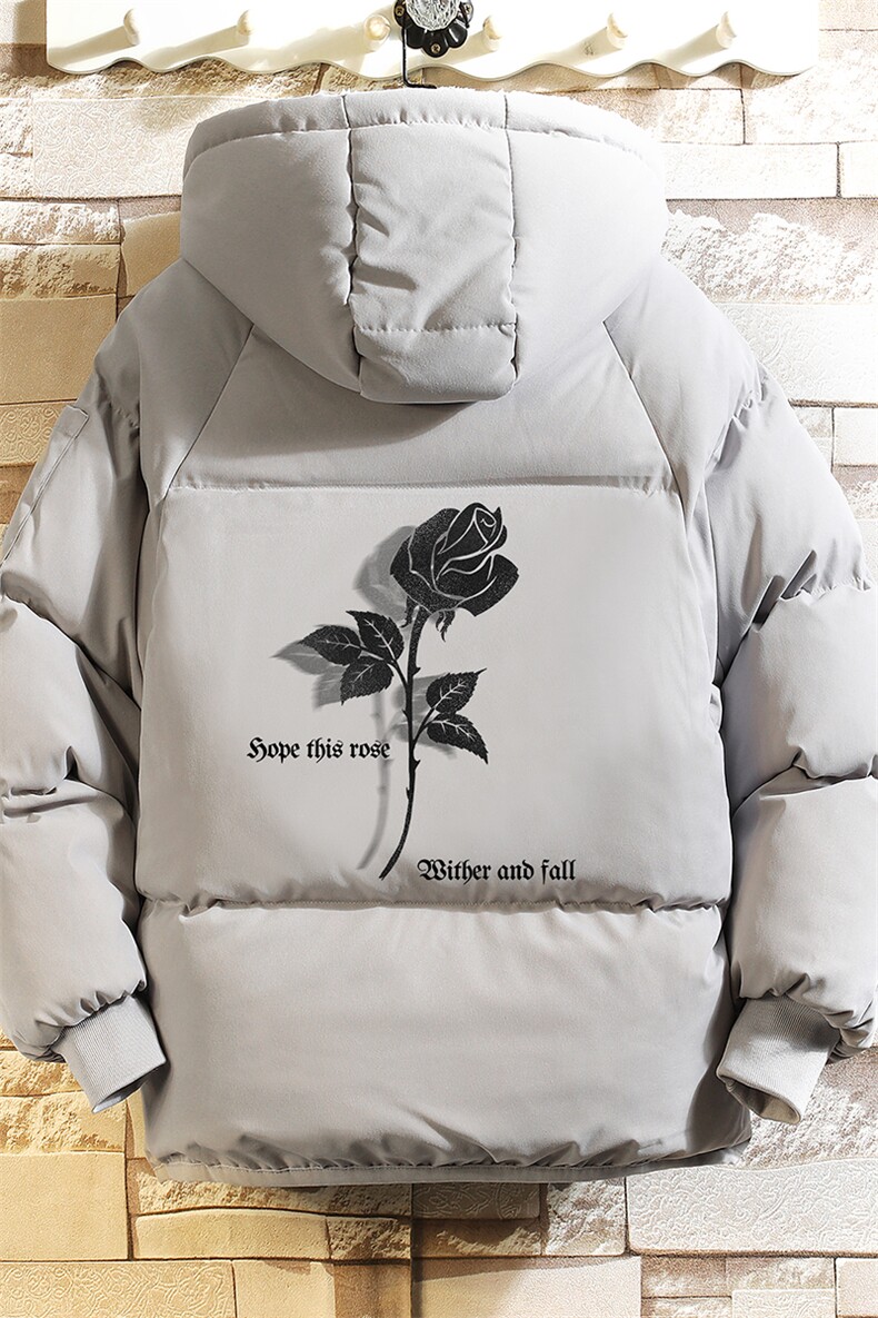 加厚加绒连帽棉衣男大码棉服男面包服男砖墙MY16279-P100,男装棉衣,电商A040A