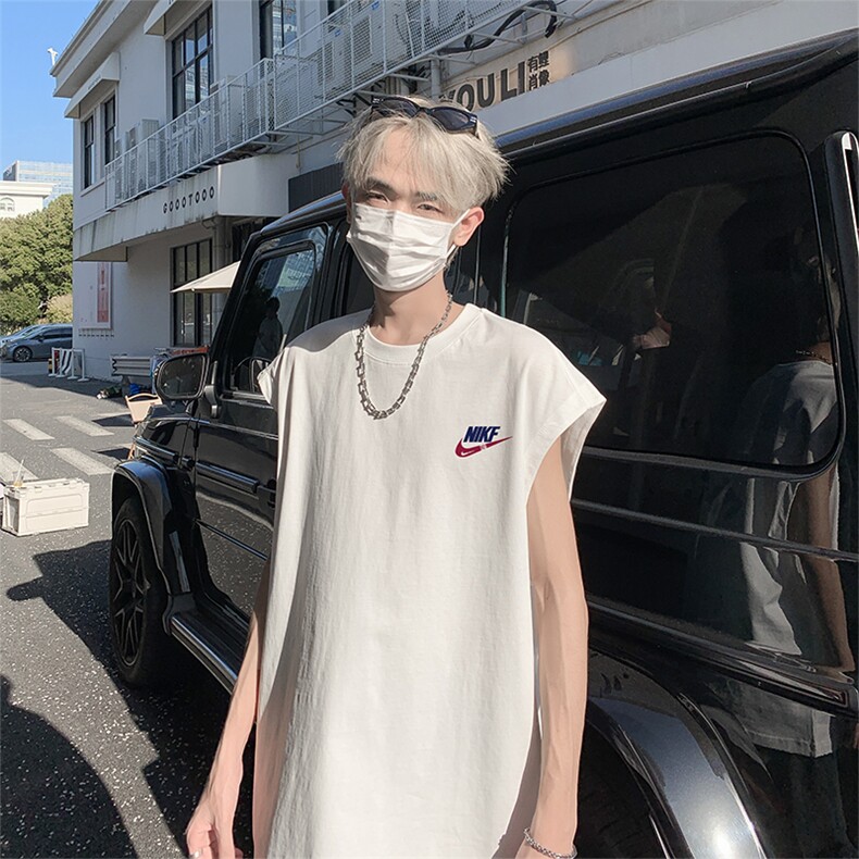 美式直播抖音得物品质纯棉250克无袖背心T恤T2533P25控39,男装背心/马甲,电商C408-1(原B339-1)