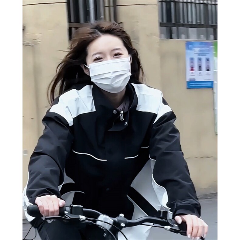 C2338-TP105控价158春季潮牌拼色薄外套新款户外冲锋夹克男女,男装夹克,电商A102-1