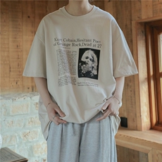814-1-T4803-P4558美式印花短袖T恤（260克棉），男装T恤，星座814-1