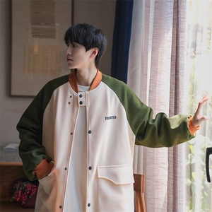 B225-W8425-P126-X158----拼接棒球服-聚酯纤维图片