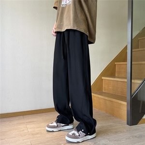 夏季休闲裤宽松垂感西裤D329-QM577-P50-控68图片