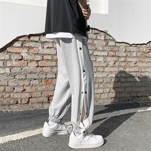 主推！排扣卫裤休闲裤运动裤宽松篮球裤男313A-1-CN04-P45 控价58图片