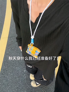 XZ809A/SYR34/P35/控58   麦穗纹V领长袖T恤卫衣图片