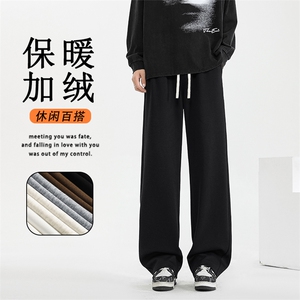 时尚卫裤秋冬加绒加厚直筒百搭休闲裤WK80-1常规特批25加绒特批30图片