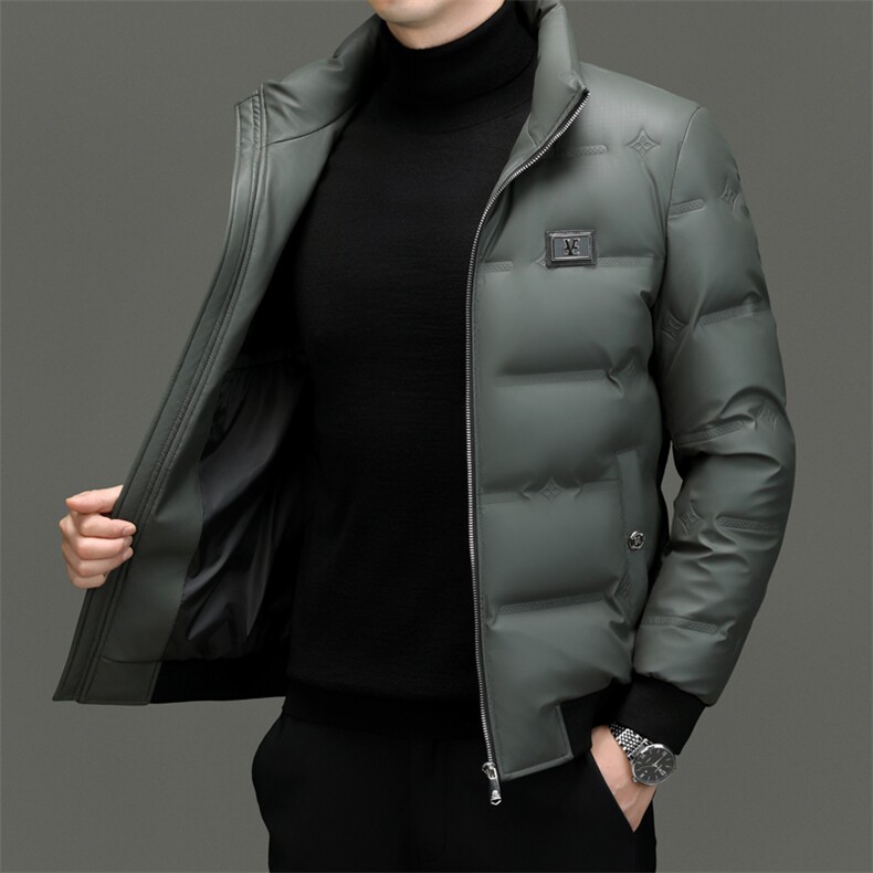 DF8031钱塘2020-2冬季厚款时尚休闲立领百搭中年男士羽绒服P235图片
