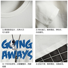 TX3230-P25加绒款-P35纯长袖t恤男大码圆领打底衫体恤网格，男装T恤，电商A040A