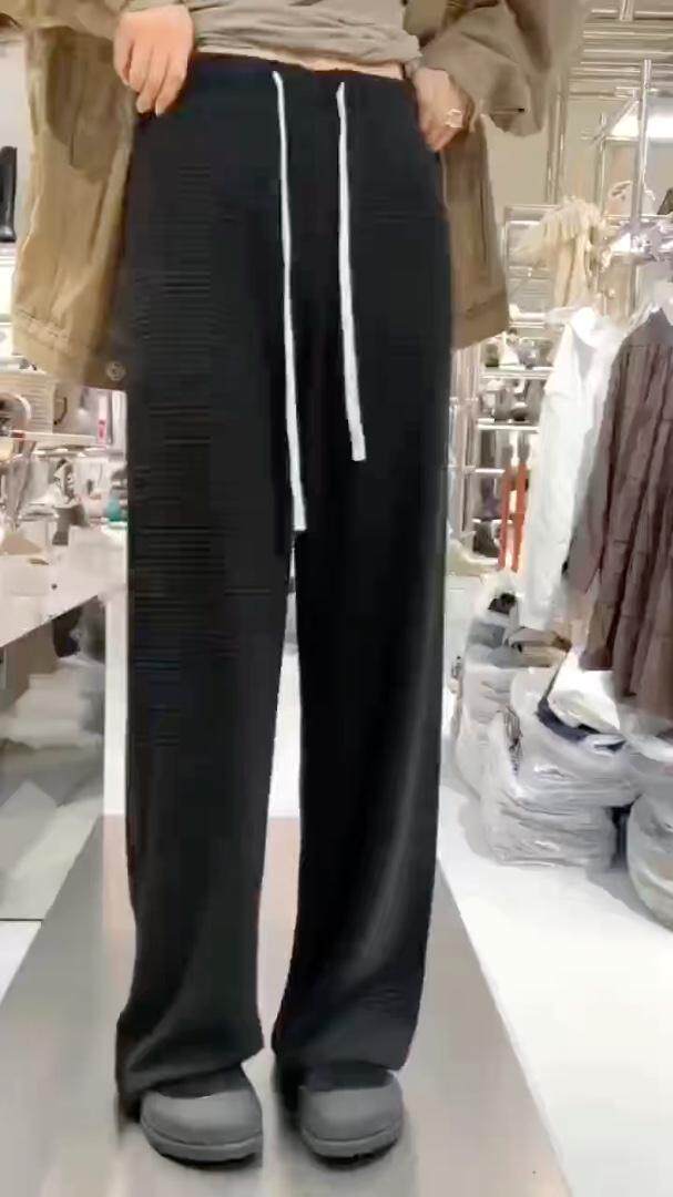 羊毛阔腿裤，其它，N+