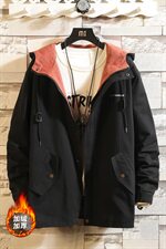 夹克男外套2020冬季新款青少年纯棉潮流加绒加厚棉服DS283T，男装夹克，电商A102