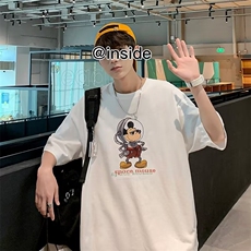短袖新款青春流行潮流潮T恤夏季男标准圆领卡通动漫时尚潮牌，男装T恤，星座716-2