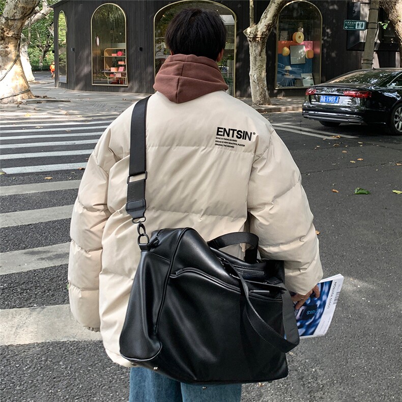 港风街景时尚字母印花休闲立领棉衣A247-MY62039特批65控99,男装棉衣,电商A247