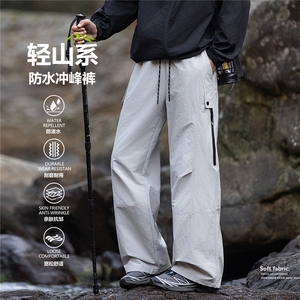 春季新款工装裤男宽松休闲直筒运动裤弯刀裤KZ631-P50图片