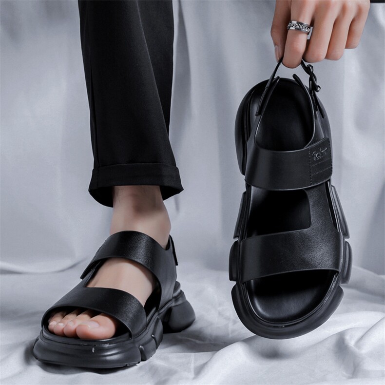 X4111-P135夏季罗马凉鞋男士夏季沙滩鞋男，男鞋凉鞋，星座1407-3