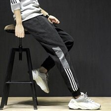 2021春秋季新款日系黑墙大码工装灯芯绒宽松休闲裤K1015-P45，男装休闲裤，电商A009A（原A058A）