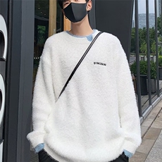B331P60秋冬纯色打底衫小众款个性毛衣圆领男装休闲男生上，男装T恤，星座512-6