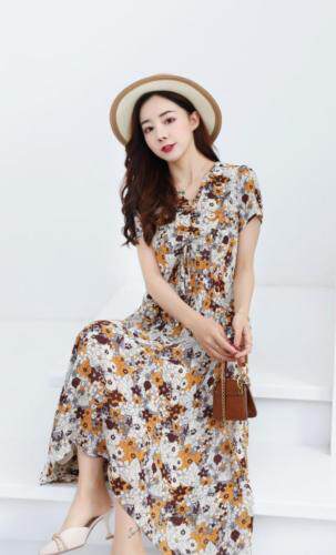 夏季新款连衣裙，女装连衣裙，艾伊贝雪