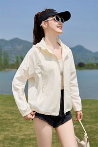 连帽防晒衣女2025夏季新款宽松休闲百搭小个子防晒服短外套女上衣图片
