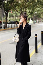 秋天大衣经典时尚显瘦，其它，早颜