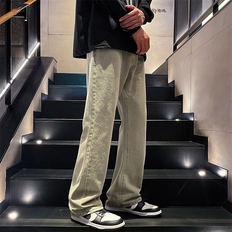 A178秋冬季牛仔裤男直筒修身显瘦百搭潮牌裤子740P40限价59,男装牛仔裤,电商A178