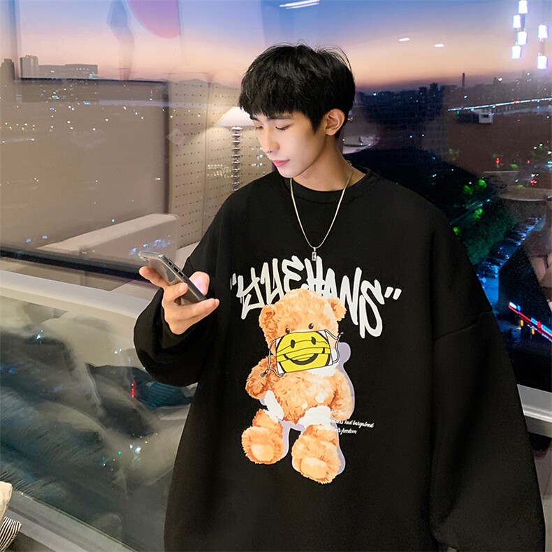 抖音供货、复合重磅360克现货圆领卫衣宽松D223A-YL2309-特P28,男装卫衣,电商019-1