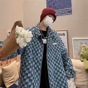 男秋季外套潮牌街头拉链毛边流苏夹克J3709P75图片