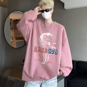 秋装复古美式水洗做旧重磅麂皮绒卫衣301B-JB1508-p45,男装卫衣,星座301B