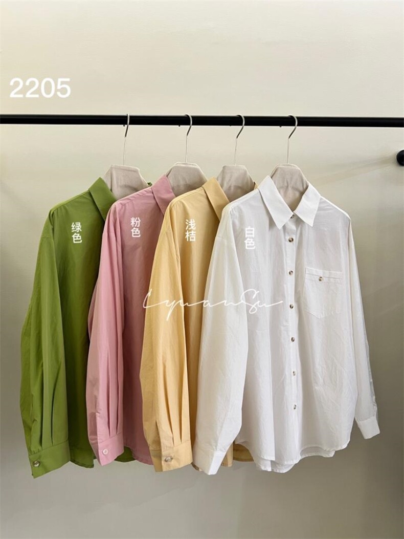 新春版韩系衬衫，女装衬衫，cyuansu