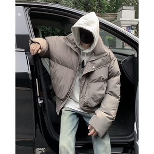 2024冬季潮牌加厚立领棉衣美式复古保暖短款面包服外套 W7960-P80图片