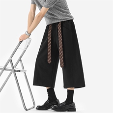 2026夏季新款K24060改七分裤格子腰带男K14060-特P35建议零售价88，男装牛仔裤，电商A001-1