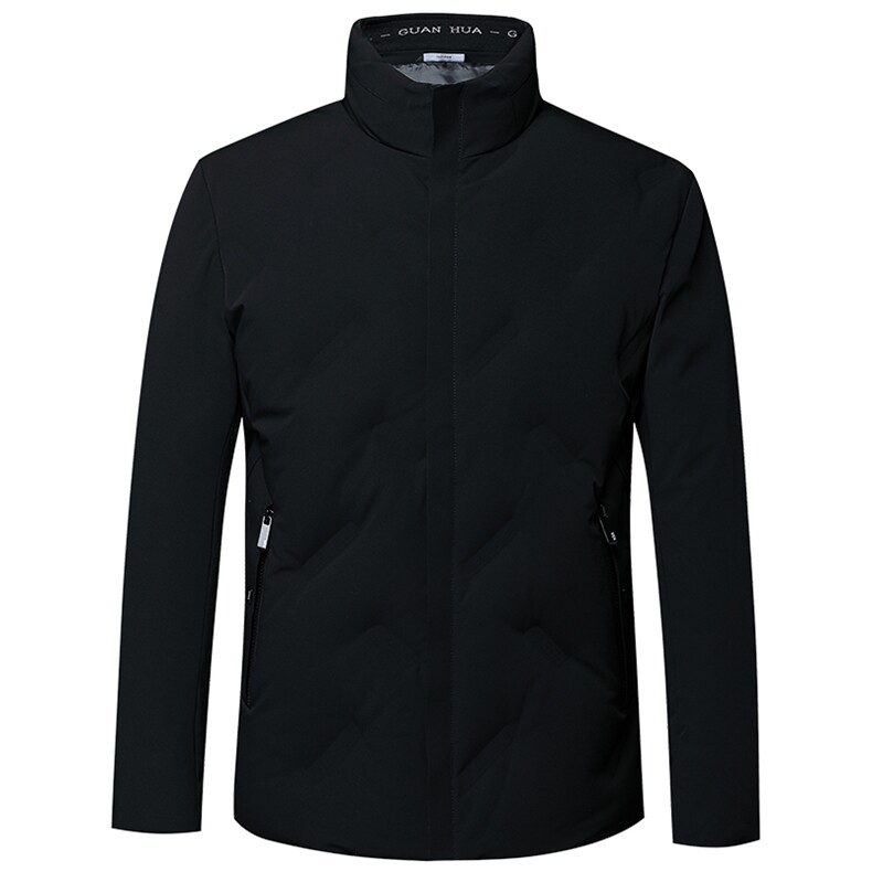 2023新款冬装羽绒服中青年男士加厚保暖防寒立领外套AJY2081-P190图片