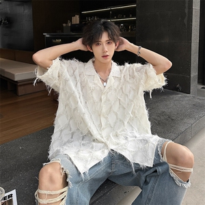 流苏纯色百搭潮衬衫A071-C86-P45,韩国内衣搭配女图片