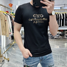 新款时尚高端精品欧货夏季男T恤短袖潮流抖音A227B-A-702-P48，男装T恤，电商A227B（原钱塘4066-1）