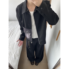 【有货】cleanfit短款贴布夹克男高级感痞帅外套G17CC-特P75，男装夹克，星座1007（原301D）