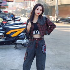 套装/套裙年轻显瘦收腰时尚潮流推荐2024春季，女装套装/套裙，秋水欣儿