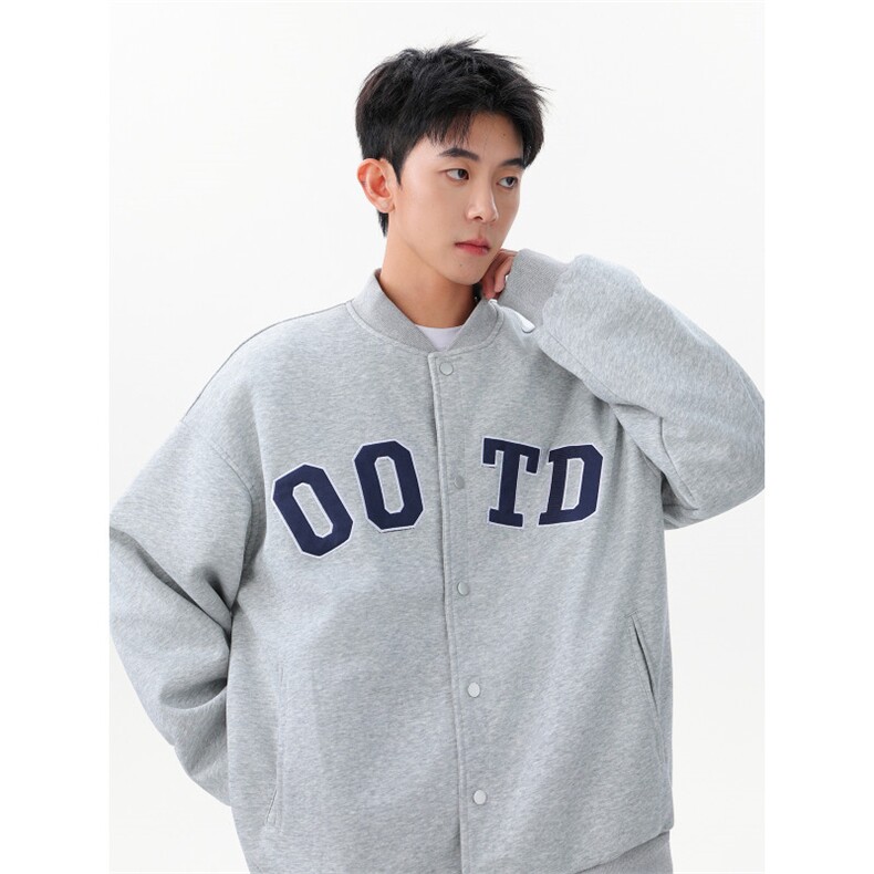 潮牌学院风字母刺绣夹克棒球服    WT2556-特P66-控128图片