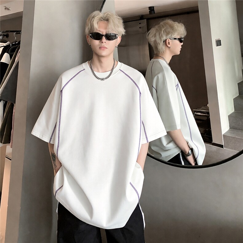 2026主推款抗菌速干明线短袖T恤男夏季凉感短袖上衣DT126-特P25，男装T恤，电商C307