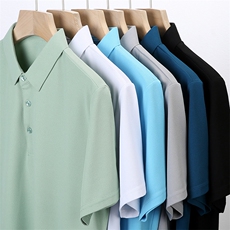 夏季男士短袖T恤青年休闲绅士修身体恤免烫商务，男装T恤，电商B360