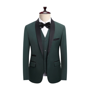 JS8606-X-D-KJ P115跨境单西修身婚礼西服青果领青年正装结婚西装图片