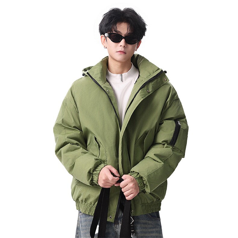 棉服男冬季新款港风宽松连帽棉衣MF9006-P90，男装棉衣，星座214-3