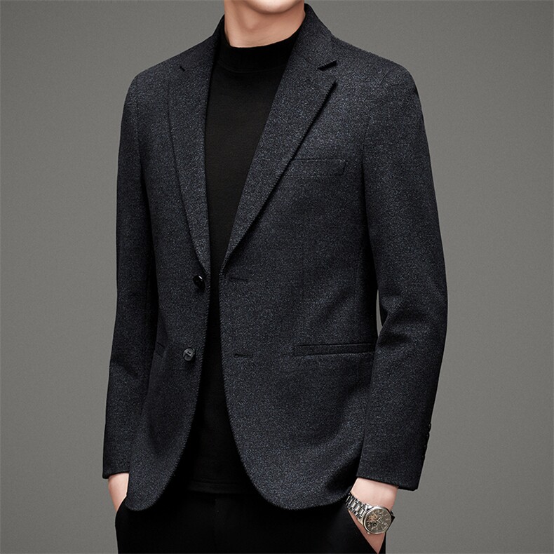 D2505男式2023春季新款便西男韩版西装外套商务休闲西服男装P190图片