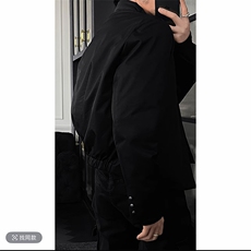 抖音小众设计高级棉衣老钱风保暖棉服外套男M219-P135(网图，男装棉衣，电商B267