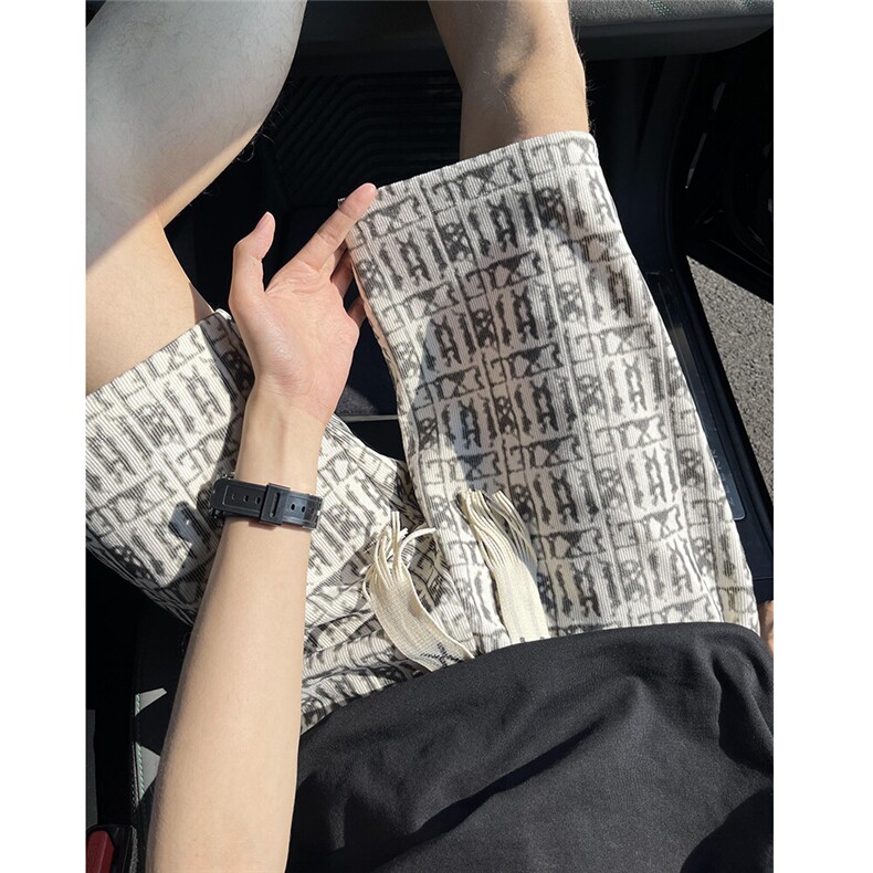 ！2025夏季新款男士印花短裤潮牌情侣五分裤DK350特P25控49,男装休闲裤,电商B220