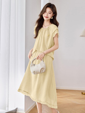 套装裙女2025夏新款韩系绝美甜美独特漂亮气质减龄一整套ootd穿搭，女装套装/套裙，江南富贵女