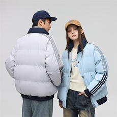 抖音得物二开可供视频拼接织带三防加厚羽绒棉衣外套棉服LL2288，男装棉衣，电商A486