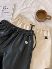 【秋季新品】进口PU皮短裤，其它，TWO LAPS