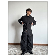 新款休闲裤慵懒百搭ins原宿日系文艺流行气质简约潮流时尚，男装休闲裤，星座506A